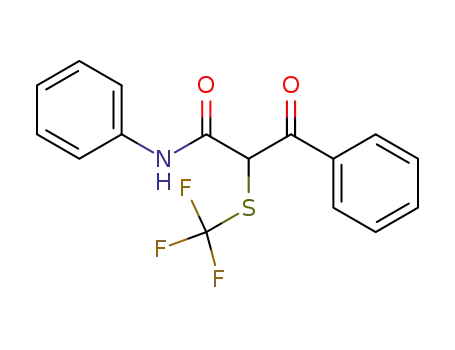 Benzenepropanamide, b-oxo-N-phenyl-a-[(trifluoromethyl)thio]-