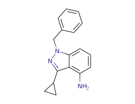 1-benzyl-3-cyclopropyl-1H-indazol-4-amine