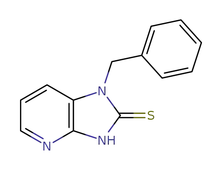 Molecular Structure of 1415509-00-0 (1-benzyl-1H-imidazo[4,5-b]pyridine-2(3H)-thione)