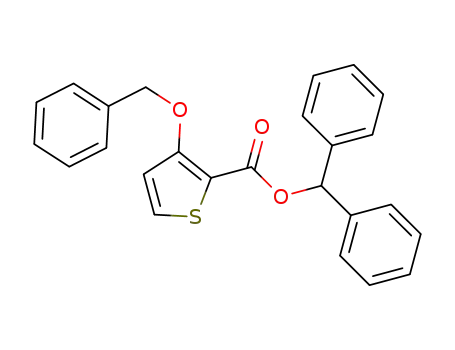 benzhydryl 3-(benzyloxy)thiophene-2-carboxylate