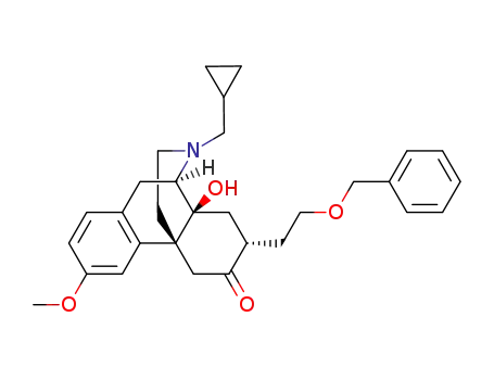 (4bR,7S,8aS,9R)-7-(2-(benzyloxy)ethyl)-11-(cyclopropylmethyl)-8a-hydroxy-3-methoxy-8,8a9,10-tetrahydro-5H-9,4b-(epiminoethano)phenanthren-6(7H)-one