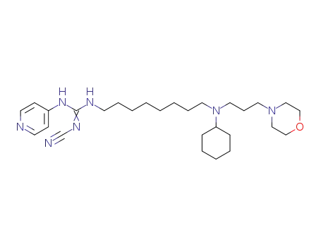 2-cyano-1-(8-(cyclohexyl(3-morpholinopropyl)amino)octyl)-3-(pyridin-4-yl)guanidine