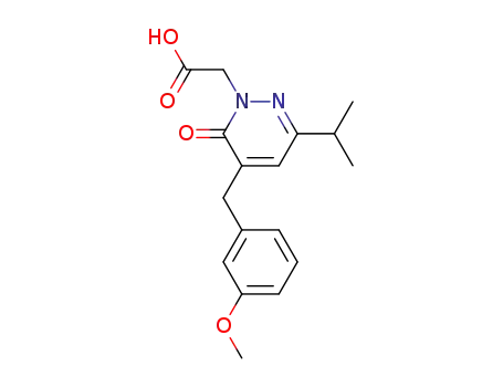 2-[3-isopropyl-5-(3-methoxybenzyl)-6-oxopyridazin-1(6H)-yl]acetic acid