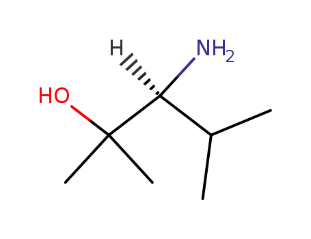 Molecular Structure of 163453-95-0 ((S)-3-aMino-2,4-diMethylpentan-2-ol)