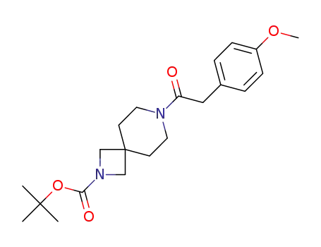 tert-butyl 7-[(4-methoxyphenyl)acetyl]-2,7-diazaspiro[3.5]nonane-2-carboxylate