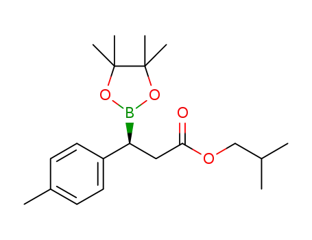 iso-butyl 3-(4,4,5,5-tetramethyl-1,3,2-dioxaborolan-2-yl)-3-p-tolylpropanoate