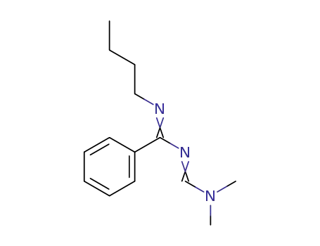 Molecular Structure of 1359955-72-8 (1-dimethylamino-3-phenyl-2,4-diaza-1,3-octadiene)