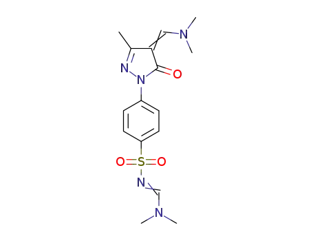 N'-(4-(4-((dimethylamino)methylene)-3-methyl-5-oxo-4,5-dihydro-1H-pyrazol-1-yl)phenylsulfonyl)-N,N-dimethylformimidamide