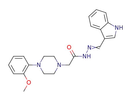 N'-[1H-indol-3-ylmethylene]-2-[4-(2-methoxyphenyl)piperazin-1-yl]acetohydrazide