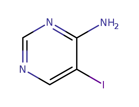 Molecular Structure of 91416-96-5 (5-iodopyrimidin-4-amine)