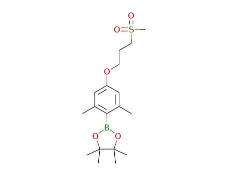2-(2,6-dimethyl-4-(3-(methylsulfonyl)propoxy)phenyl)-4,4,5,5-tetramethyl-1,3,2-dioxaborolane