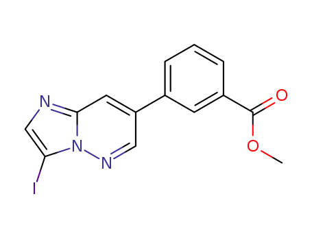 methyl 3-(3-iodoimidazo[1,2-b]pyridazin-7-yl)benzoate