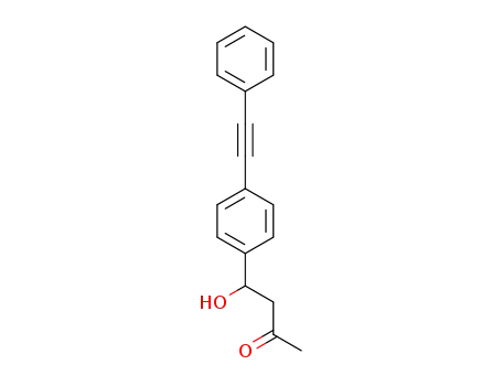4-hydroxy-4-(4-phenylethynylphenyl)butan-2-one