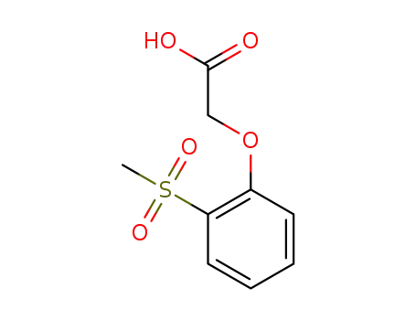 Molecular Structure of 1017782-54-5 (2-[2-(methylsulfonyl)phenoxy]acetic acid)