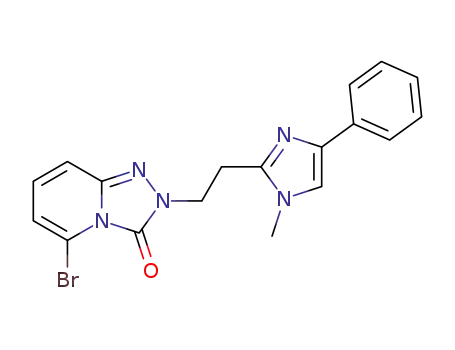 5-bromo-2-(2-(1-methyl-4-phenyl-1H-imidazol-2-yl)ethyl)-[1,2,4]triazolo[4,3-a]pyridin-3(2H)-one