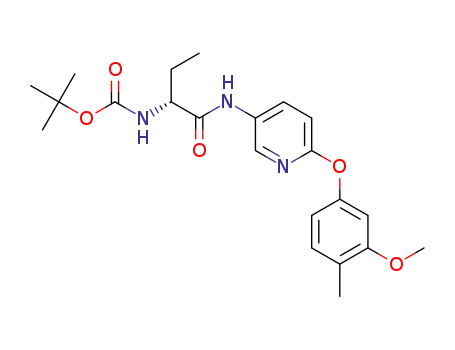 1,1-dimethylethyl ((1R)-1-{[(6-{[4-methyl-3-(methyloxy)phenyl]oxy}-3-pyridinyl)amino]carbonyl}propyl)carbamate