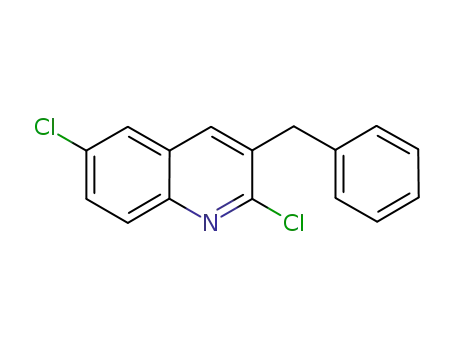 Quinoline, 2,6-dichloro-3-(phenylmethyl)-