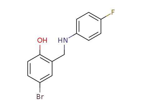 4-bromo-2-(((4-fluorophenyl)amino)methyl)phenol
