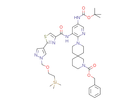 Molecular Structure of 1374113-69-5 (C<sub>40</sub>H<sub>54</sub>N<sub>8</sub>O<sub>6</sub>SSi)