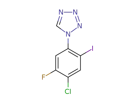 1-(4-chloro-5-fluoro-2-iodophenyl)-1H-tetrazole