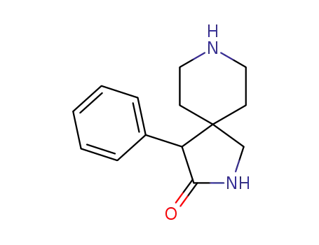 Molecular Structure of 79139-66-5 (4-PHENYL-2,8-DIAZASPIRO[4.5]DECAN-3-ONE)