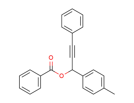 3-phenyl-1-p-tolylprop-2-ynyl benzoate