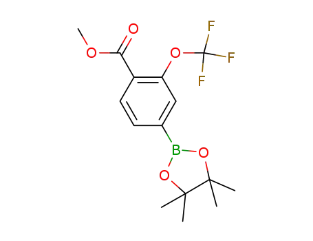 methyl 4-(4,4,5,5-tetramethyl-1,3,2-dioxaborolan-2yl)-2-(trifluoromethoxy)benzoate