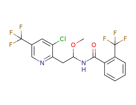 N-{2-[3-chloro-5-(trifluoromethyl)pyridin-2-yl]-1-methoxyethyl}-2-(trifluoromethyl)benzamide