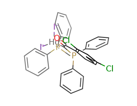 {HgI<sub>2</sub>[(Ph<sub>2</sub>PCH<sub>2</sub>PPh<sub>2</sub>C(H)C(O)C<sub>6</sub>H<sub>3</sub>Cl<sub>2</sub>)]}