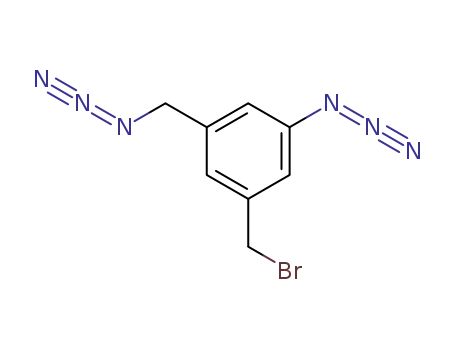 Benzene, 1-azido-3-(azidomethyl)-5-(bromomethyl)-