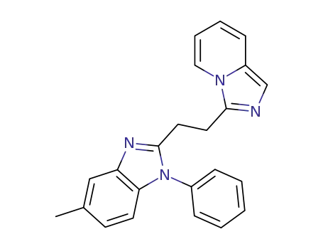 2-[2-(imidazo[1,5-a]pyridin-3-yl)ethyl]-5-methyl-1-phenyl-1H-benzimidazole
