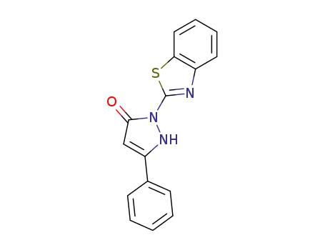2-(1,3-benzothiazol-2-yl)-5-phenyl-1,2-dihydro-3H-pyrazol-3-one