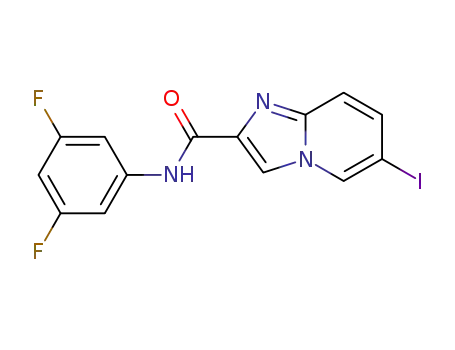 N-(3,5-difluorophenyl)-6-iodoimidazo[1,2-a]pyridine-2-carboxamide
