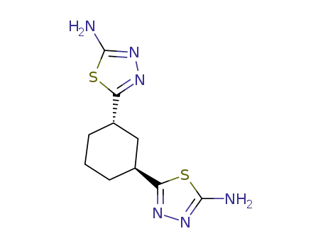 5,5'-((1S,3S)-cyclohexane-1,3-diyl)bis(1,3,4-thiadiazol-2-amine)