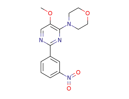 4-[5-methoxy-2-(3-nitrophenyl)pyrimidin-4-yl]morpholine