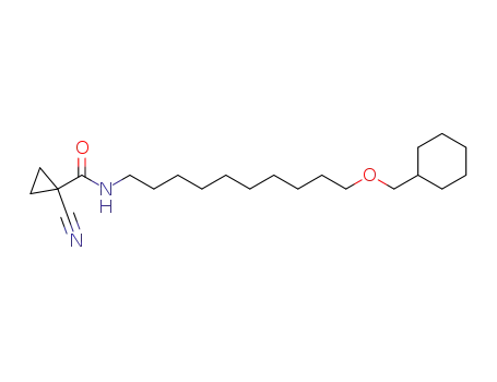 1-cyano-N-(10-(cyclohexylmethoxy)decyl)cyclopropanecarboxamide