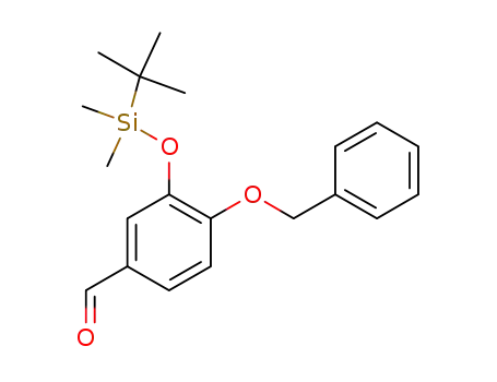 4-(benzyloxy)-3-{(tert-butyldimethylsilyl)oxy}benzaldehyde