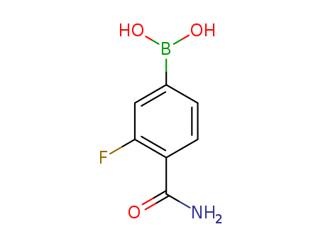 4-Carbamoyl-3-fluorobenzeneboronic acid 96%