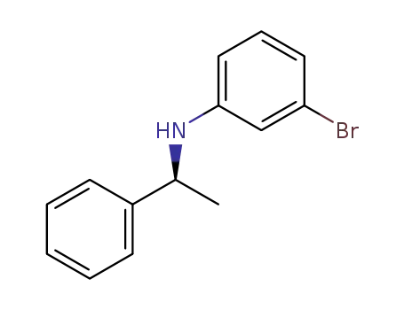 Benzenemethanamine, N-(3-bromophenyl)-a-methyl-, (aS)-
