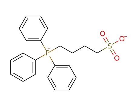 Molecular Structure of 164982-05-2 (Triphenyl-(4-sulfo-butyl)-phosphonium  inner  salt)