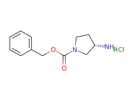 1-Pyrrolidinecarboxylicacid, 3-amino-, phenylmethyl ester, hydrochloride (1:1), (3S)-