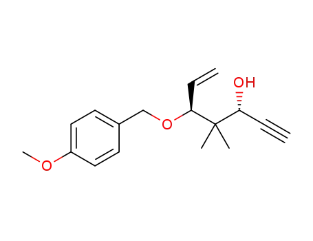 (3R,5S)-5-(4-methoxybenzyloxy)-4,4-dimethylhept-6-en-1-yn-3-ol