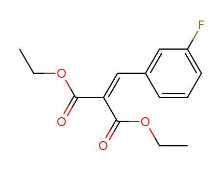 Molecular Structure of 15725-34-5 (diethyl 2-(3-fluorobenzylidene)malonate)