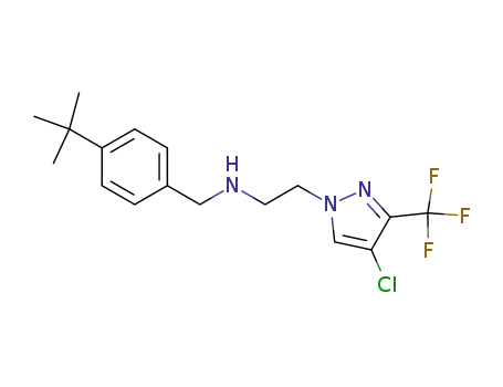 (4-tert-butylbenzyl)-[2-(4-chloro-3-trifluoromethylpyrazol-1-yl)-ethyl]-amine