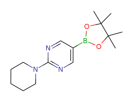 11 2-(Piperidin-1-yl)pyrimidine- 5-boronic acid pinacol ester