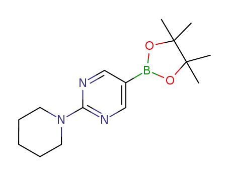 2-(Piperidin-1-YL)-5-(4,4,5,5-tetramethyl-1,3,2-dioxaborolan-2-YL)pyrimidine