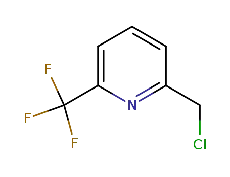 Molecular Structure of 849094-03-7 (2-(chloroMethyl)-6-(trifluoroMethyl)pyridine)