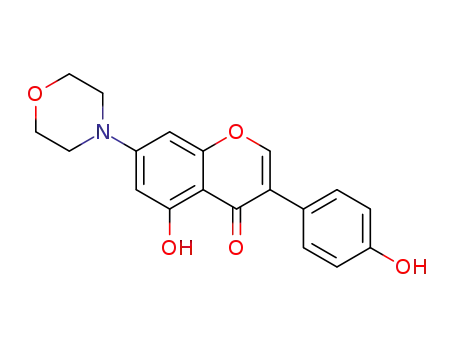 5-hydroxy-3-(4-hydroxyphenyl)-7-morpholino-4H-chromen-4-one