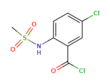 5-chloro-2-(methylsulfonamido)benzoyl chloride