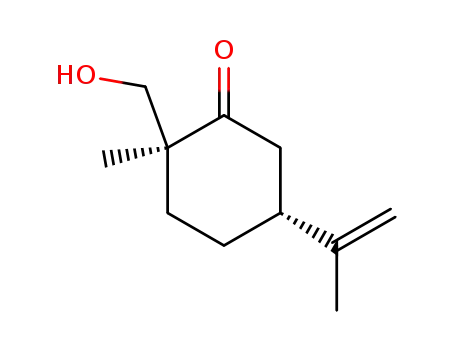 (2S,5R)-2-Hydroxymethyl-5-isopropenyl-2-methyl-cyclohexanone